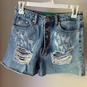 Jean shorts